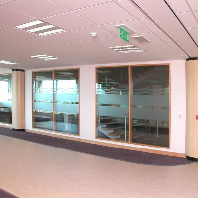 office and commercial glazing, partitioning, solid or glazed